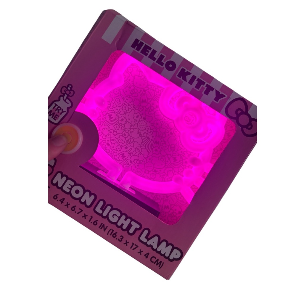 Hello Kitty Pink and White Neon Light Lamp BUNLDE - Picture 5 of 7